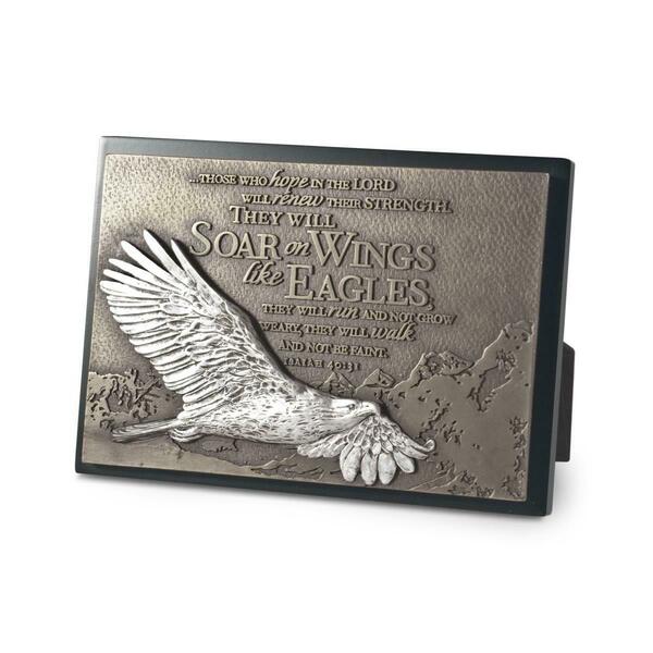 Lighthouse Christian Products Small Plaque - Moments of Faith-Eagle - No. 20754 89342